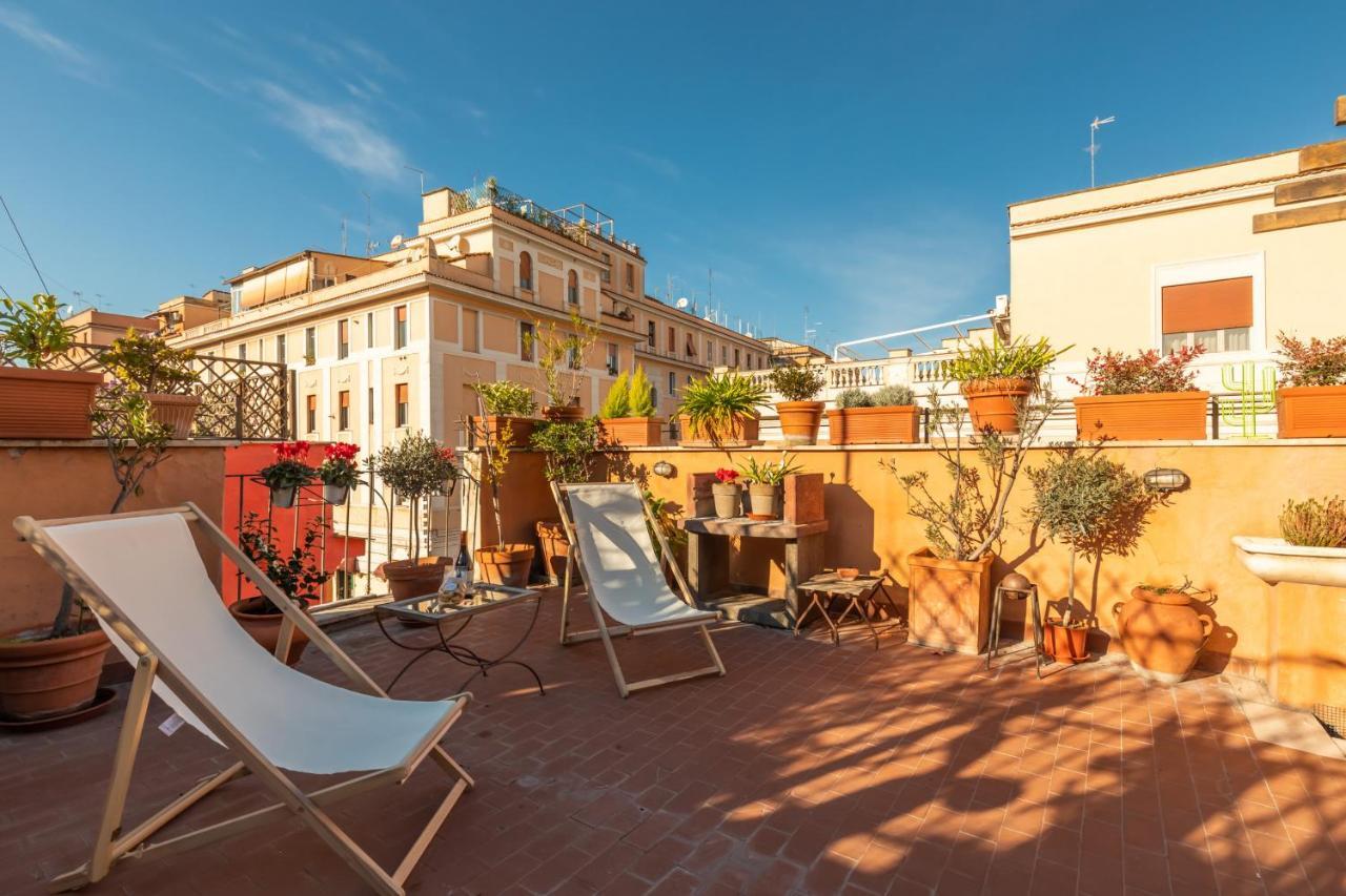 רומא Bright And Comfy Terraced Apartment In Trastevere מראה חיצוני תמונה