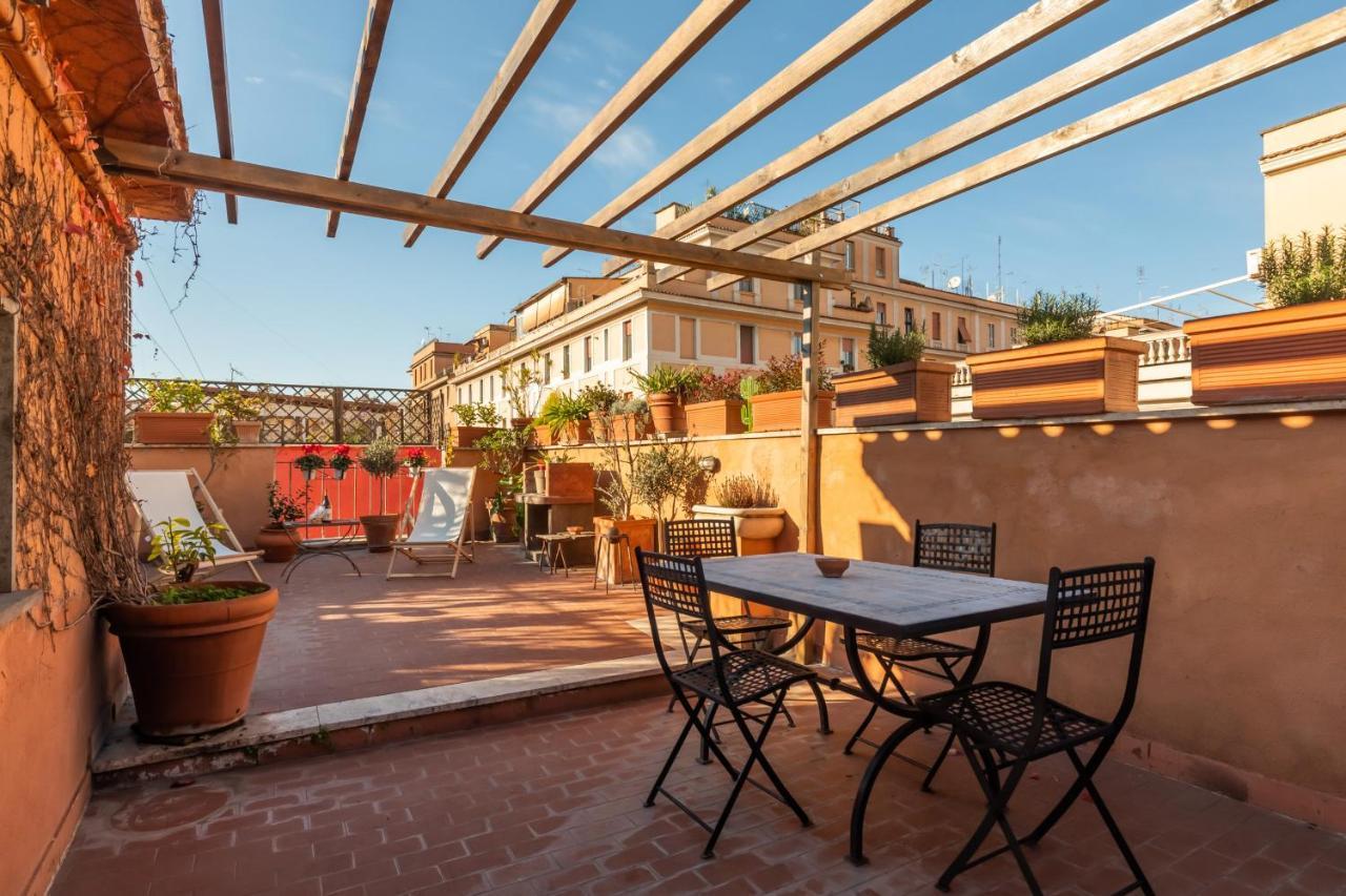 רומא Bright And Comfy Terraced Apartment In Trastevere מראה חיצוני תמונה