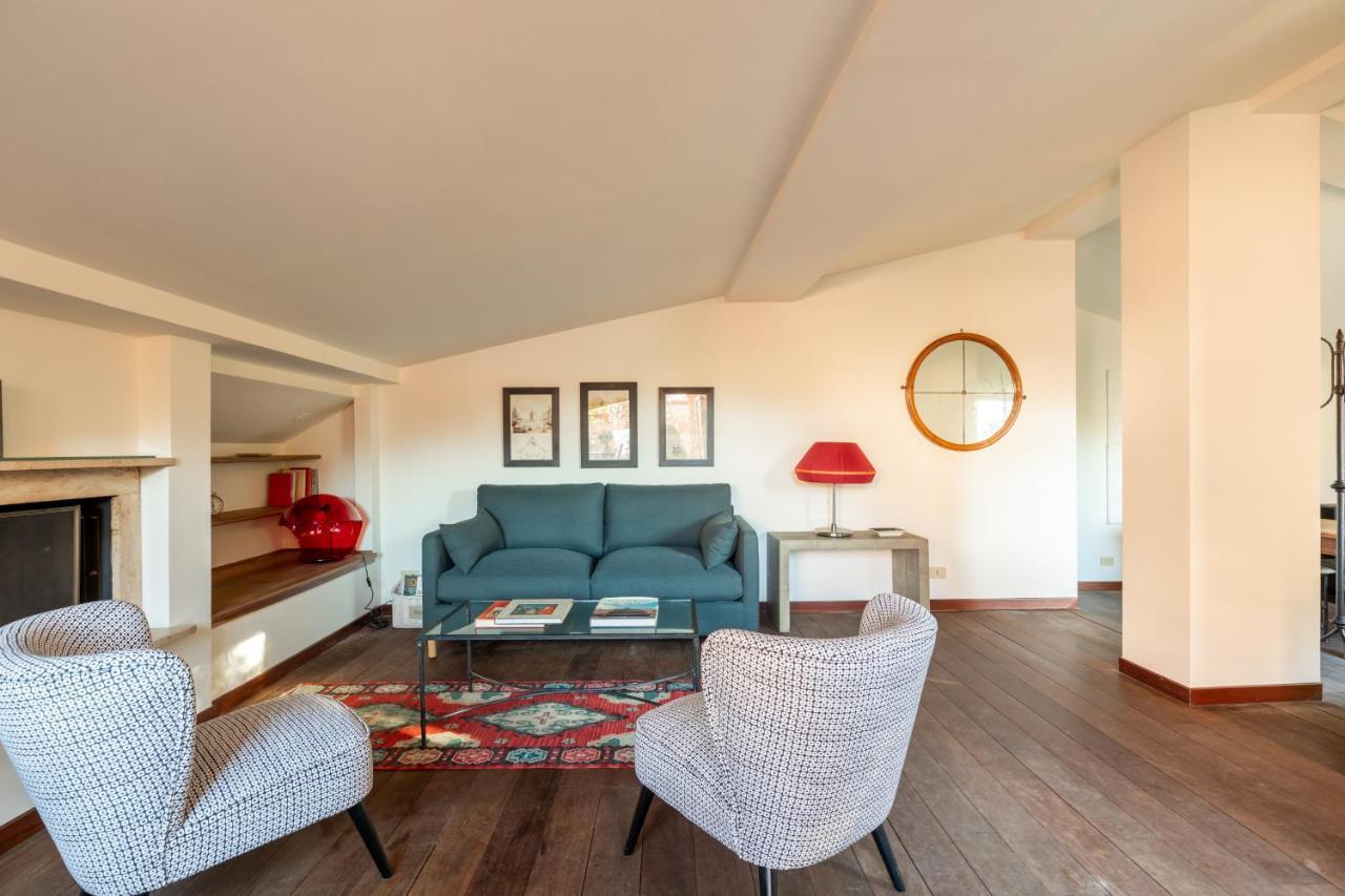 רומא Bright And Comfy Terraced Apartment In Trastevere מראה חיצוני תמונה