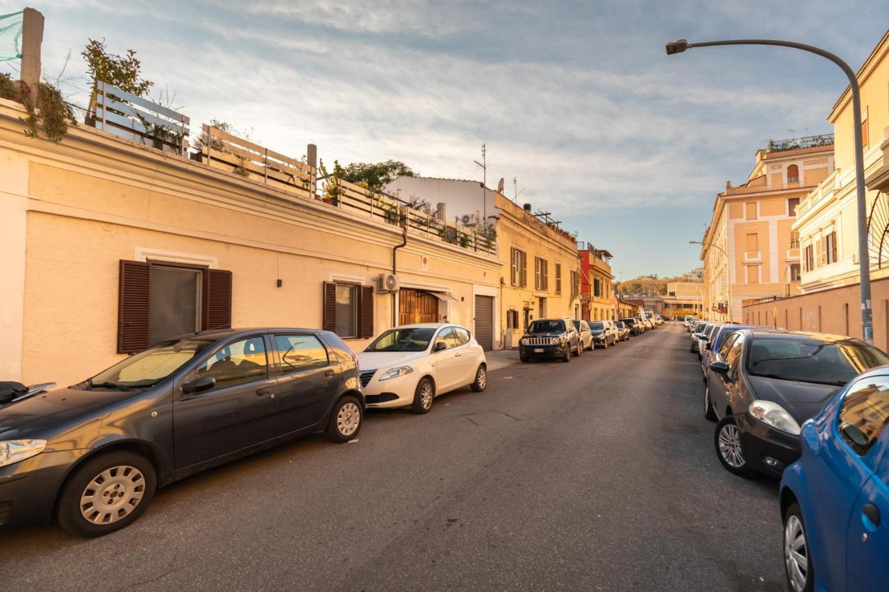 רומא Bright And Comfy Terraced Apartment In Trastevere מראה חיצוני תמונה